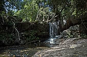 Kbal Spean, the waterfall close to the carved rocks 